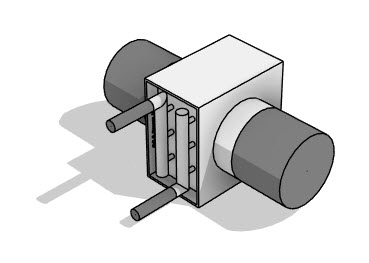 Водяной теплообменник VKHR-W Круглый
